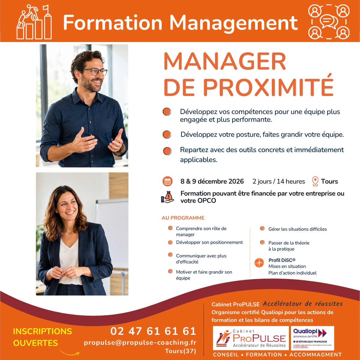 Formation Manager de proximité – Développer ses compétences en management d’équipe