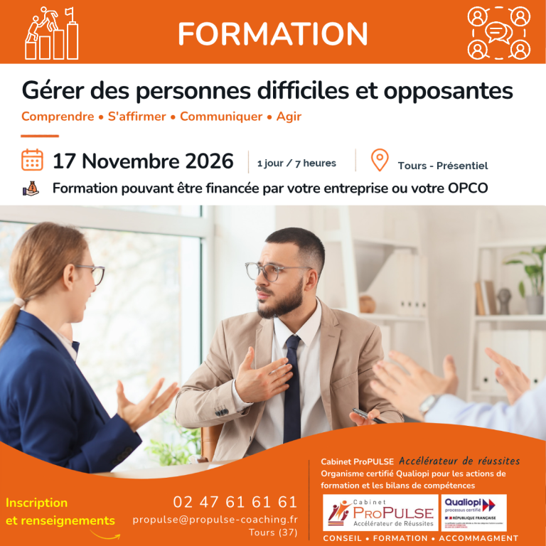 Gérer des personnes difficiles et opposantes _ 17 Novembre 2026