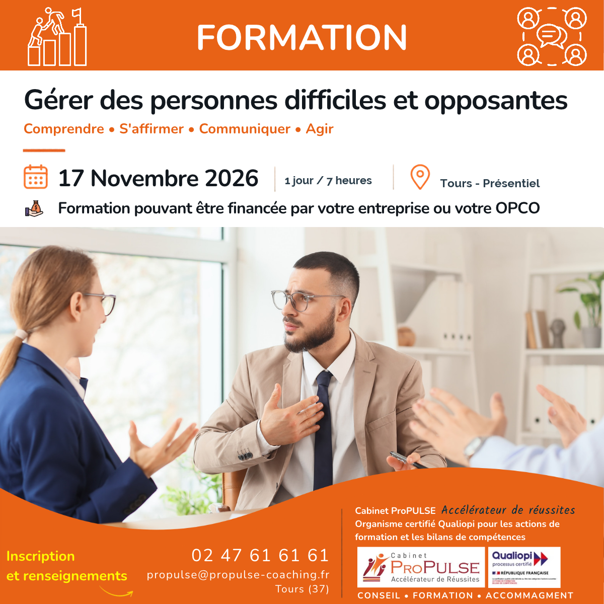 Gérer des personnes difficiles et opposantes _ 17 Novembre 2026