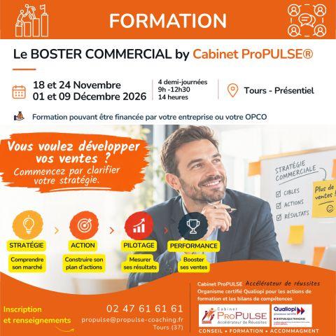Le BOOSTER COMMERCIAL by Cabinet PROPULSE® _ 18 et 24 Novembre +  01 et 09 Décembre 2026